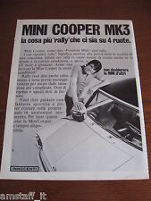 *17=MINI COOPER MK3 INNOCENTI=1971=PUBBLICITA'=ADVERTISING=WERBUNG=PUBLICITE=