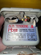 Trasformatore neon ITE 2×2000V 25mA – 4kV – Made in Italy – Insegne luminose