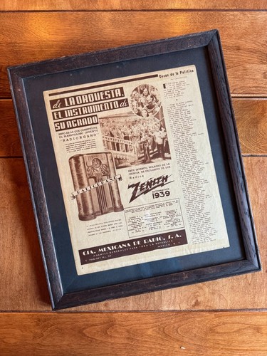 Pubblicità originale 1939