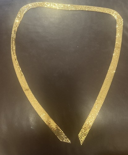 Collana fascia cravatta maglia - collana,