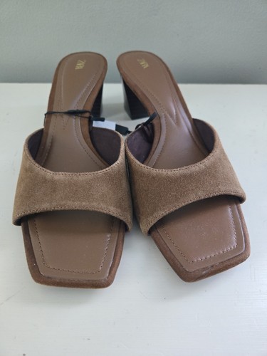 Sandali donna zara camoscio - sandali,