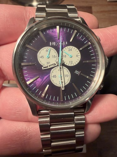 Nixon sentry chrono purple - -,