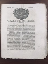 Corse en 1794 Saint Florent