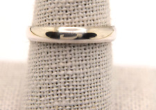 ANELLO IN ARGENTO 925 STERLING FEDINA UOMO DONNA nuovo largo 3,4mm con box