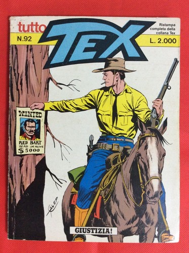 Tex tutto giustizia - tex,
