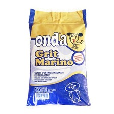 GRIT MARINO ONDA Lettiera Sabbia Naturale con Gusci d'Ostrica per Volatili 5 kg