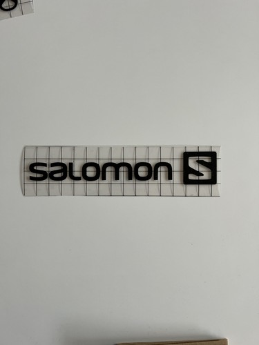 Salomon sticker white 19cm - salomon,