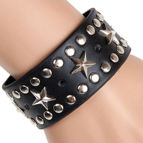 Bracciale uomo punk - punk, spike