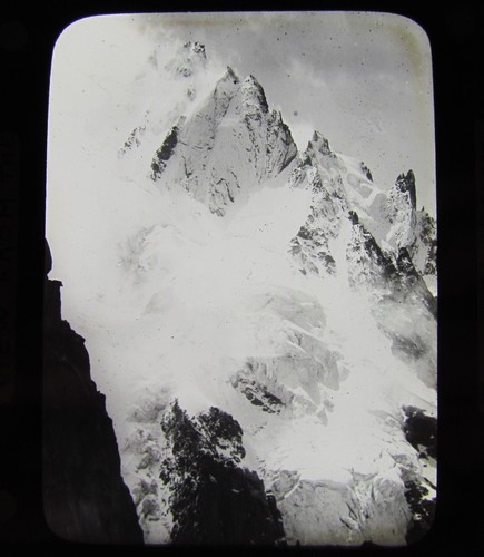 Glass magic lantern slide view - glass,