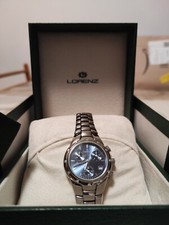 Orologio Cronografo Lorenz Montenapoleone Swiss Made Donna/Unisex Con 12 Diamant