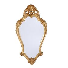 Specchiera in legno foglia oro in stile barocco arredo casa in stile classico