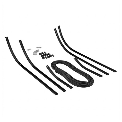 Kit strisce pedana nero lucido - kit,