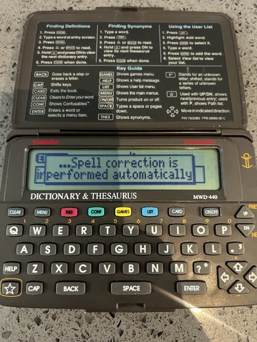 Franklin bookman mwd 440 - franklin, con