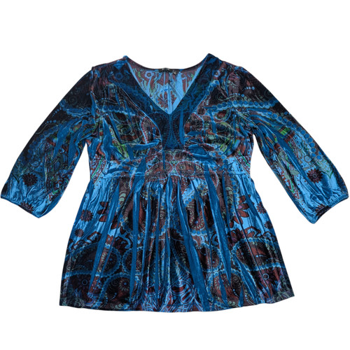 Tunica babydoll velluto