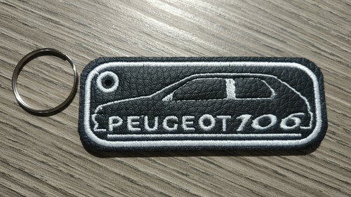 Portachiavi ricamato peugeot - ricamato,