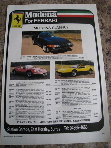 Modena for ferrari classic - modena,