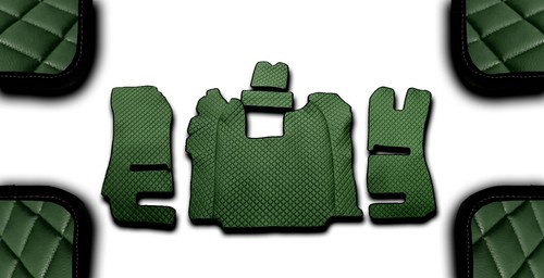 Tappetino eco pelle verde - eco,