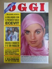 OGGI 36 1974 Liza Minnelli Marcella Bella Franca Valeri Aldo Palazzeschi  [G775]