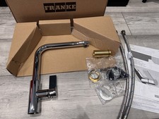 Rubinetto miscelatore cucina Franke Neptune-Evo cromato, leva laterale e beccuccio girevole 360