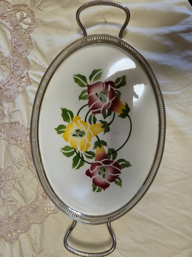 Vassoi ceramica argento - 2,