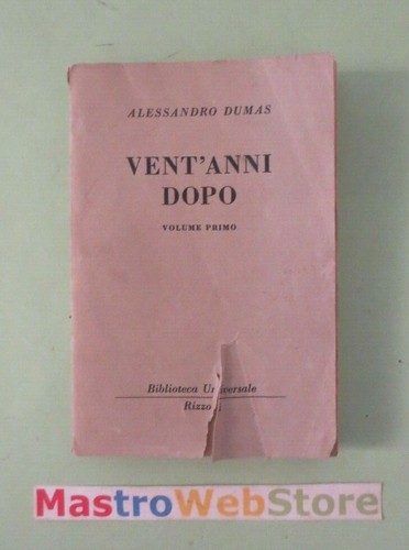 Alessandro dumas vent anni - -, vent'anni