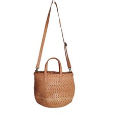 Borsa Majo in pelle marrone