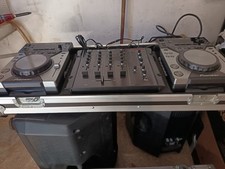 Console dj usata Pioneer Cdj 400 Mixer Vestax VMC 004 USB Flight case incluso