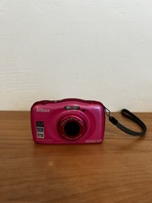 Nikon COOLPIX S33 pink WATERPROOF SHOCKPROOF - Testata E Funzionante Ottima