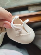 Scarpe Oxford originali bianche bambola My Love My Child 80's Mattel