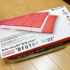 Snow Peak Ofuton Wide BD-103 sacco a pelo tipo separato Giappone nuovo mai ap...