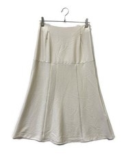 Gonna in poliestere avorio MEYAME taglia 0 da donna