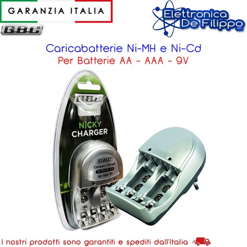 Caricabatterie ni cd - ni-mh, ni-cd