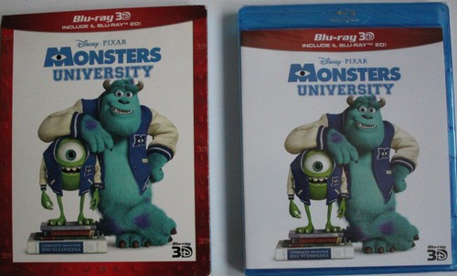 Monsters university blu ray - monsters, 3d
