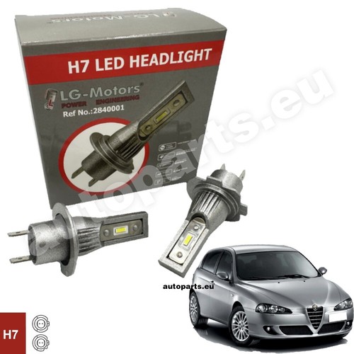 Coppia lampade led canbus - h7,