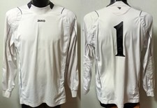 MAGLIA PORTIERE JAKO BIANCO PANNA NERO  TG. XL  GOMITI IMBOTTITI NUMERO  1