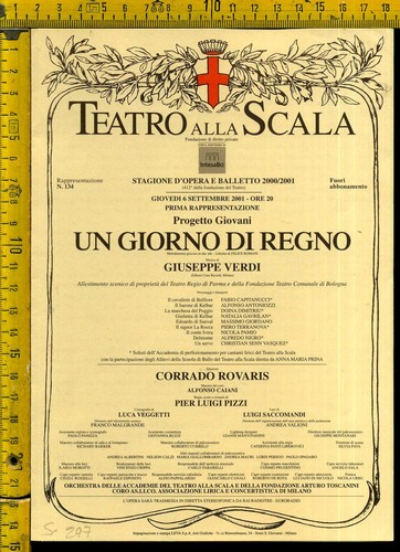 Teatro alla scala locandina - scala,
