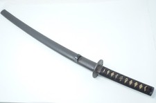 Spada giapponese Wakizashi antica originale con Tsuba firmata dal Giappone 1105F14