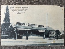 CARTOLINA BUFFET STAZIONE ALBENGA FORMATO PICCOLO VIAGGIATA