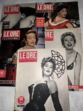 LOTTO 5 RIVISTE LEORE ANNI 50