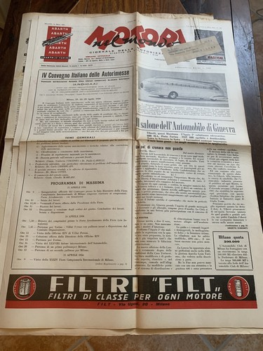 Motori nel mondo - nel, giornale