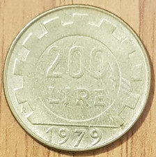 Italia moneta da 200 Lire dal