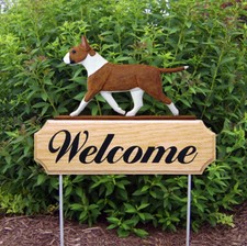 Bull Terrier Legno Welcome