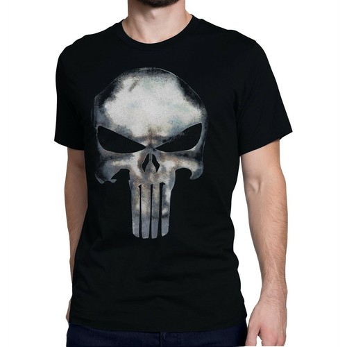 Shirt nera punisher - t-shirt,