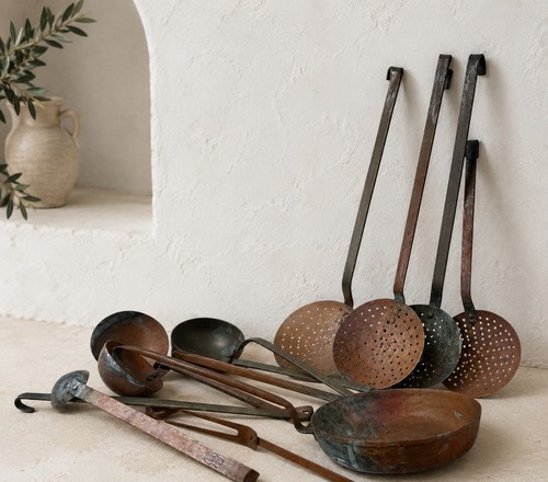 Set utensili cucina vintage - utensili,