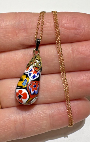 Collana vintage con ciondolo - con,