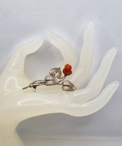 Corallo spilla vintage - corallo,