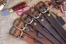 Cintura casual in pelle pieno