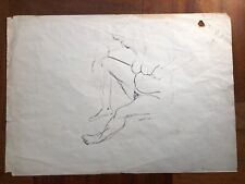 Bruno Cassinari | 2 Disegni di Nudo | Doppia China su Carta 35x50cm firmato