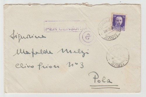 Busta nave littoria 1942 - busta, per
