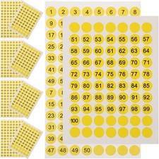 Sheets numeri stickers - ,